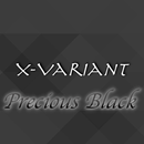 Precious Black Exceed - Theme for Xperia™ APK