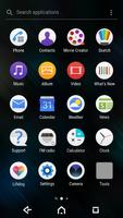 Precious Black Exceed - Theme for Xperia™ screenshot 2