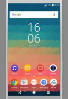 Flat Brush Exceed - Theme for Xperia™ poster