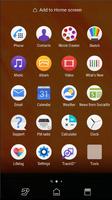 Sweet Orange Exceed - Theme for Xperia™ screenshot 2