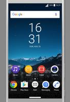 Modern XZ Black Exceed - Theme for Xperia™ poster
