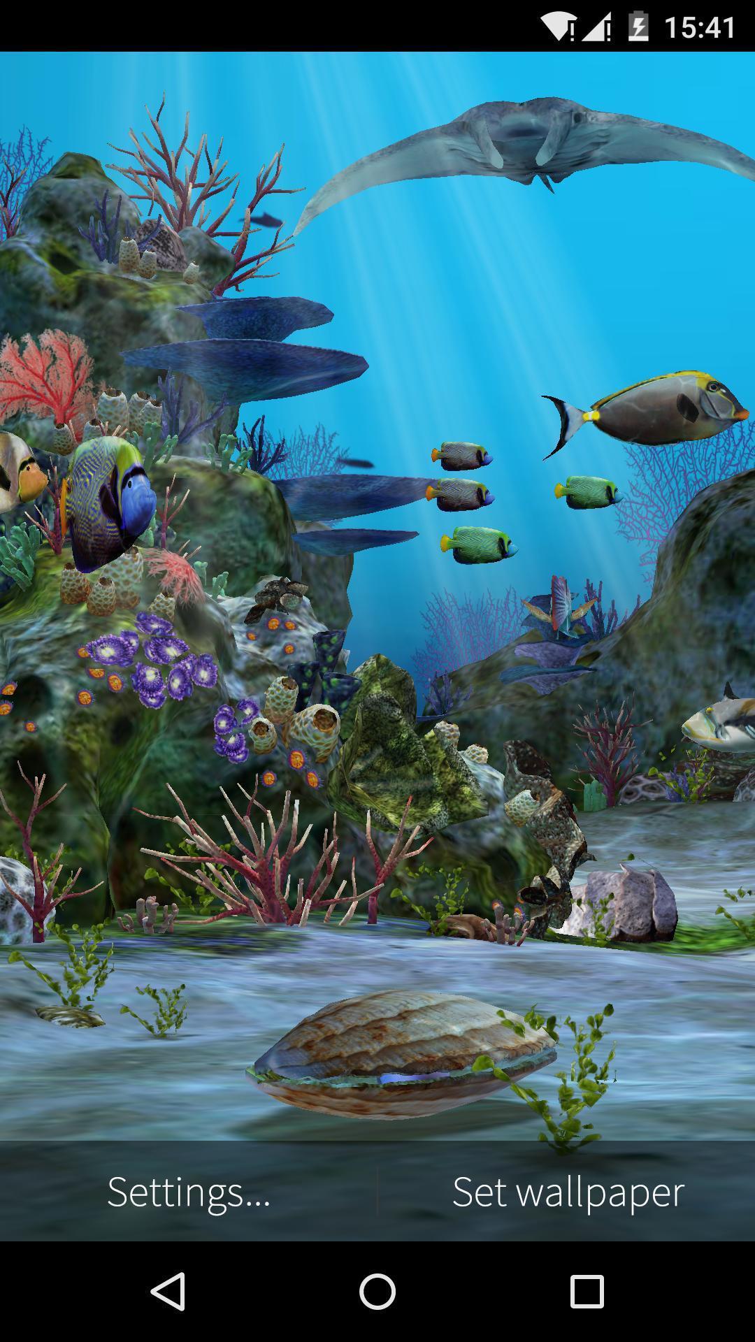 Aplikasi Wallpaper Aquarium 3d Image Num 4