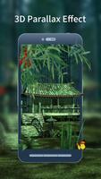 3D Bamboo House Affiche