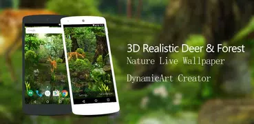 3D Deer-Nature Live Wallpaper