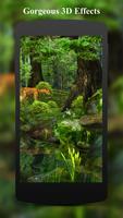 3D Deer-Nature Live Wallpaper Cartaz