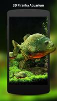 3D Fish Aquarium الملصق