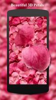 Flower Petals 3D Wallpaper HD Affiche