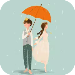 雨落情深動態壁紙