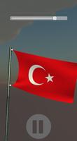 Türk Bayrağı 3D Plakat