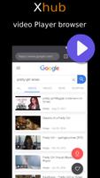XHUB Unduh Video Browser screenshot 1
