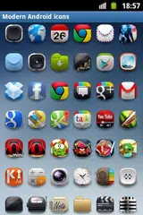 Modern Android icon pack APK download