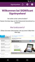 SIGNificant SignAnywhere Plakat