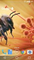 Abeja y flor Live Wallpaper Poster