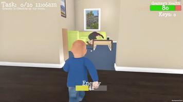 Granny Simulator Game 2022 3D Affiche
