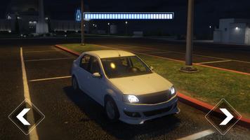 Renault Logan Car Driving Game скриншот 1