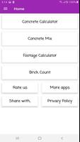 Concrete Calculator screenshot 1