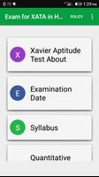 Exam for XAT in hand Affiche
