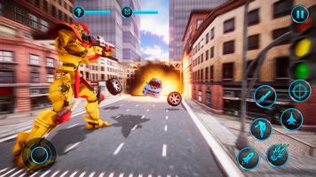 Street Robot Transformation Shooting - Multi Robot screenshot 3