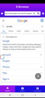 X Browser Screenshot 3