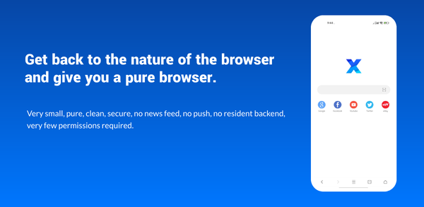 XBrowser - Mini Super fast APK para Android - Download