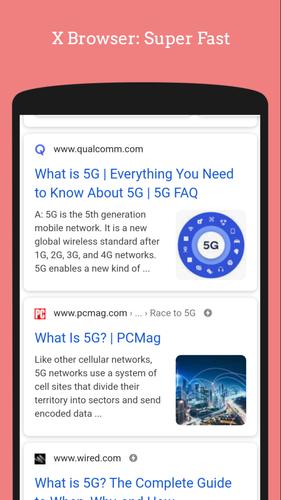 XBrowser - Mini Super fast APK para Android - Download