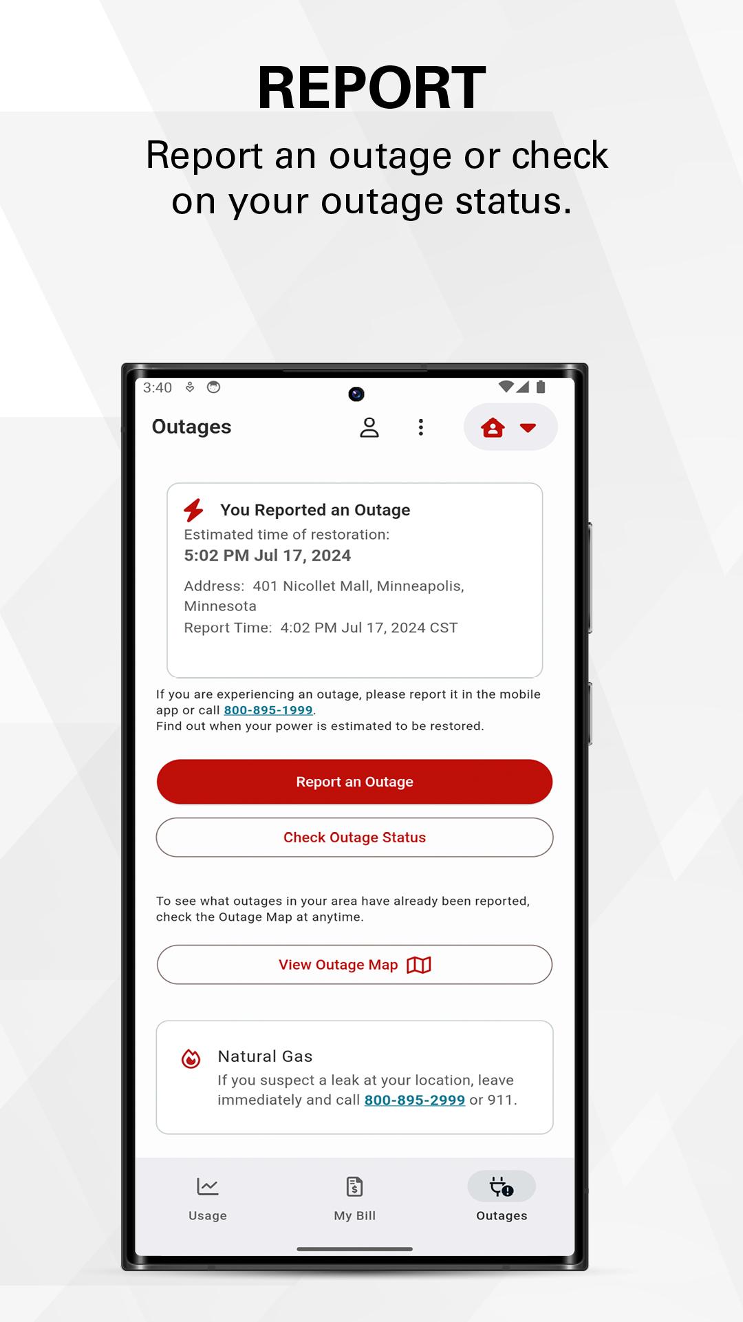 APK Xcel Energy untuk Muat Turun Android