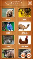 Baby learning Animals poster