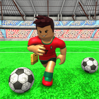 ikon Teman Sepak Bola Pelangi 3D