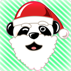 Panda Claus icône