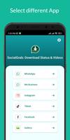 Social Grab: Download Status syot layar 1