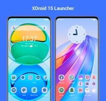 XDroid 15 Launcher Affiche