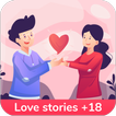 Romantic Love stories +18-icoon