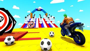 Superheroes Barrow Bike Stunt Riding screenshot 1