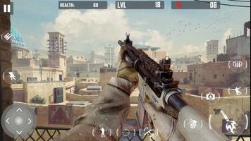 fps cover firing Offline Game captura de pantalla 1