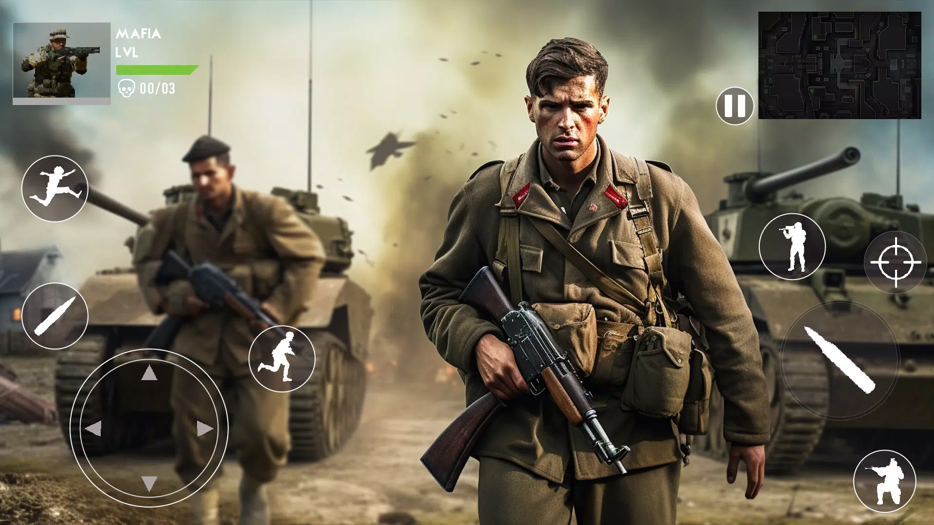 Faça download do Jogo da 2ª Guerra Mundial APK v3.7 para Android