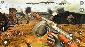 WW2 生存射擊遊戲：槍火 fps 射擊遊戲離線 截图 3