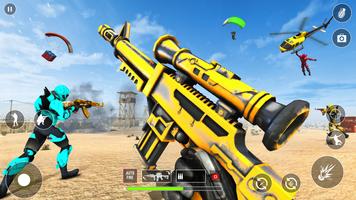 ألعاب Fps Robot Shooting Gun الملصق