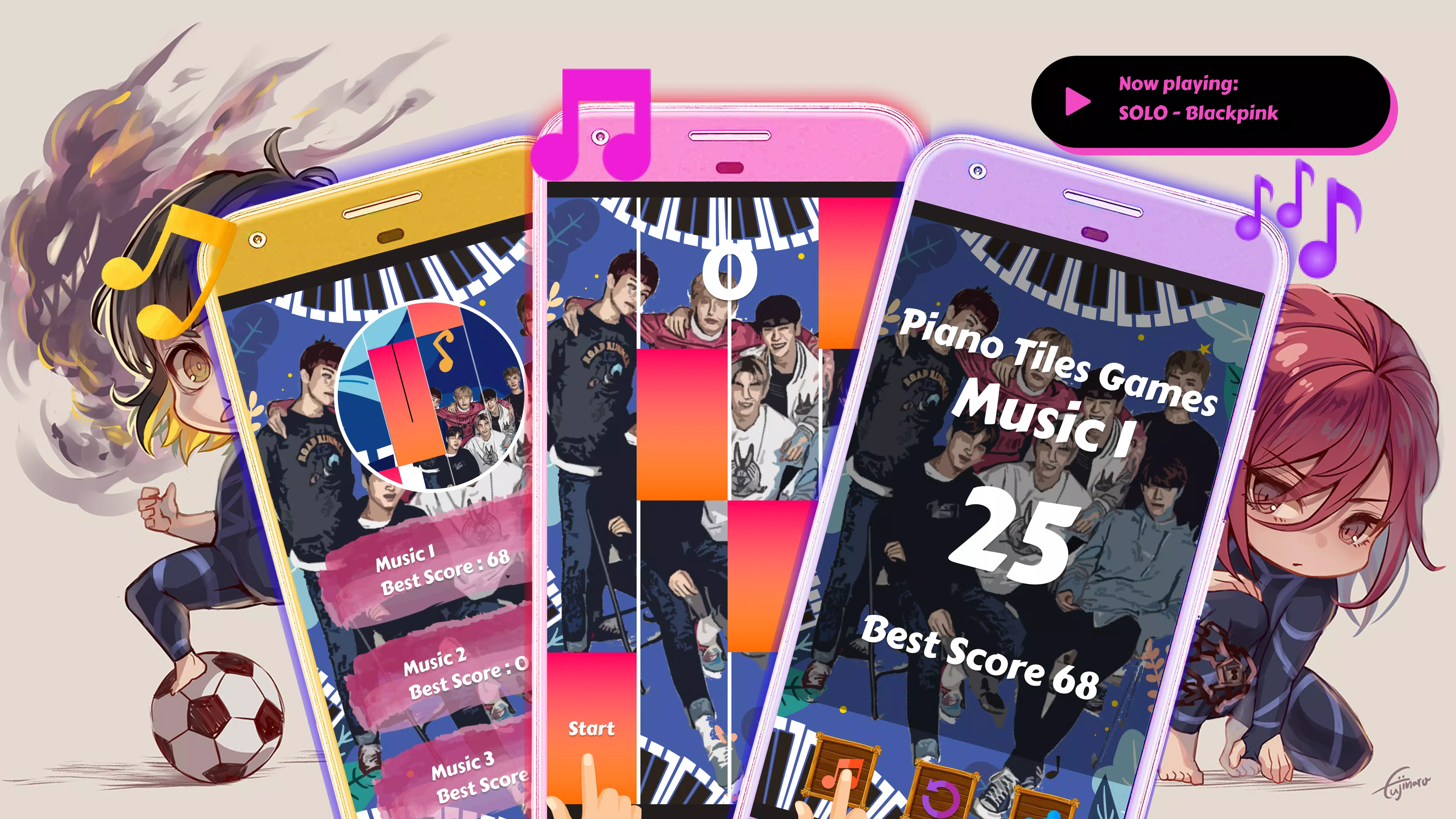 Game Blue Lock - Piano Tiles APK for Android Download