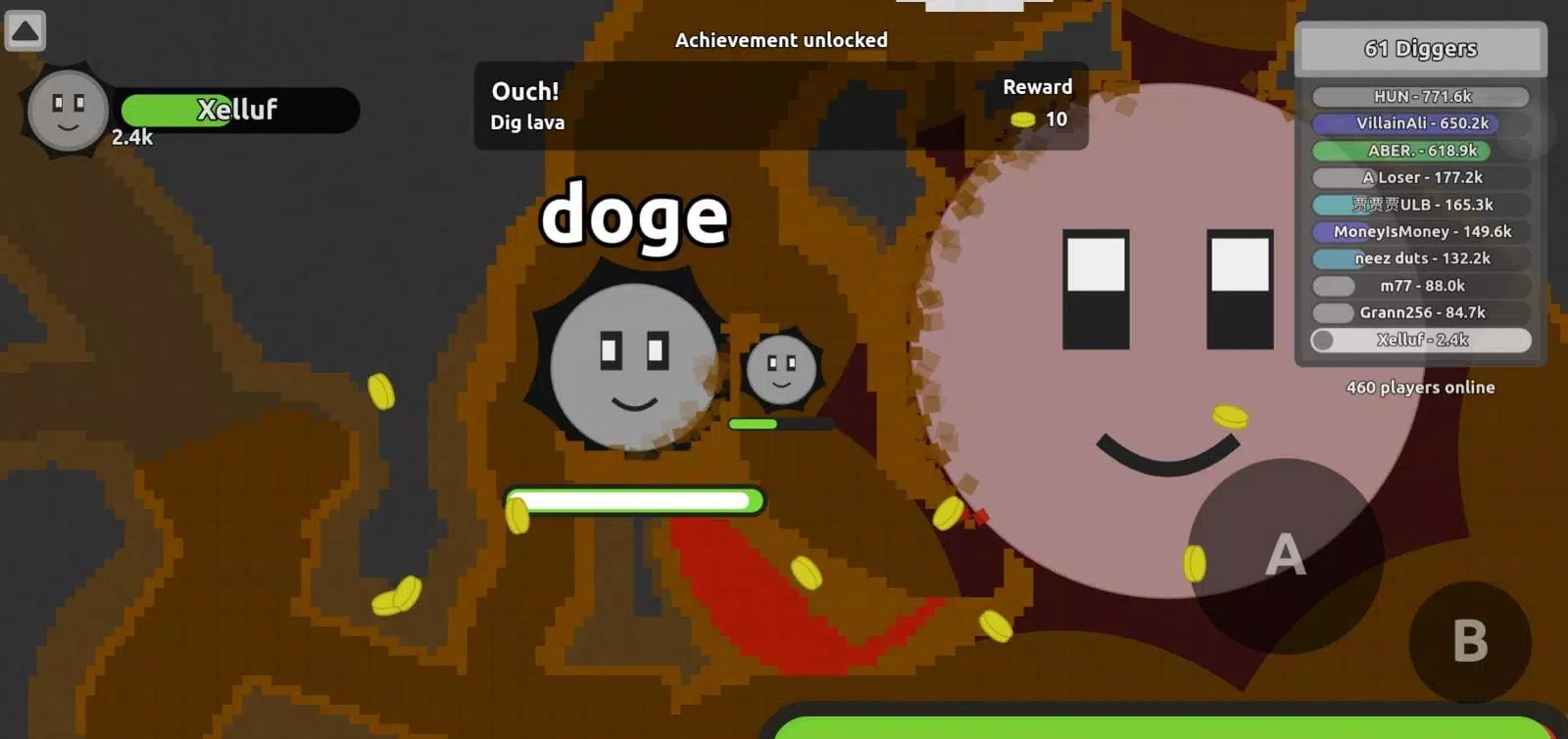 Download digdig.io : Dig, Kill & Big android on PC