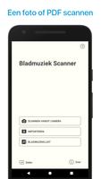 Bladmuziek Scanner-poster