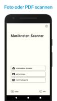 Musik Noten Scanner, Leser app Plakat