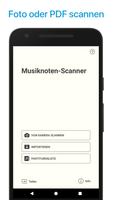 Musik Noten Scanner & Leser Plakat