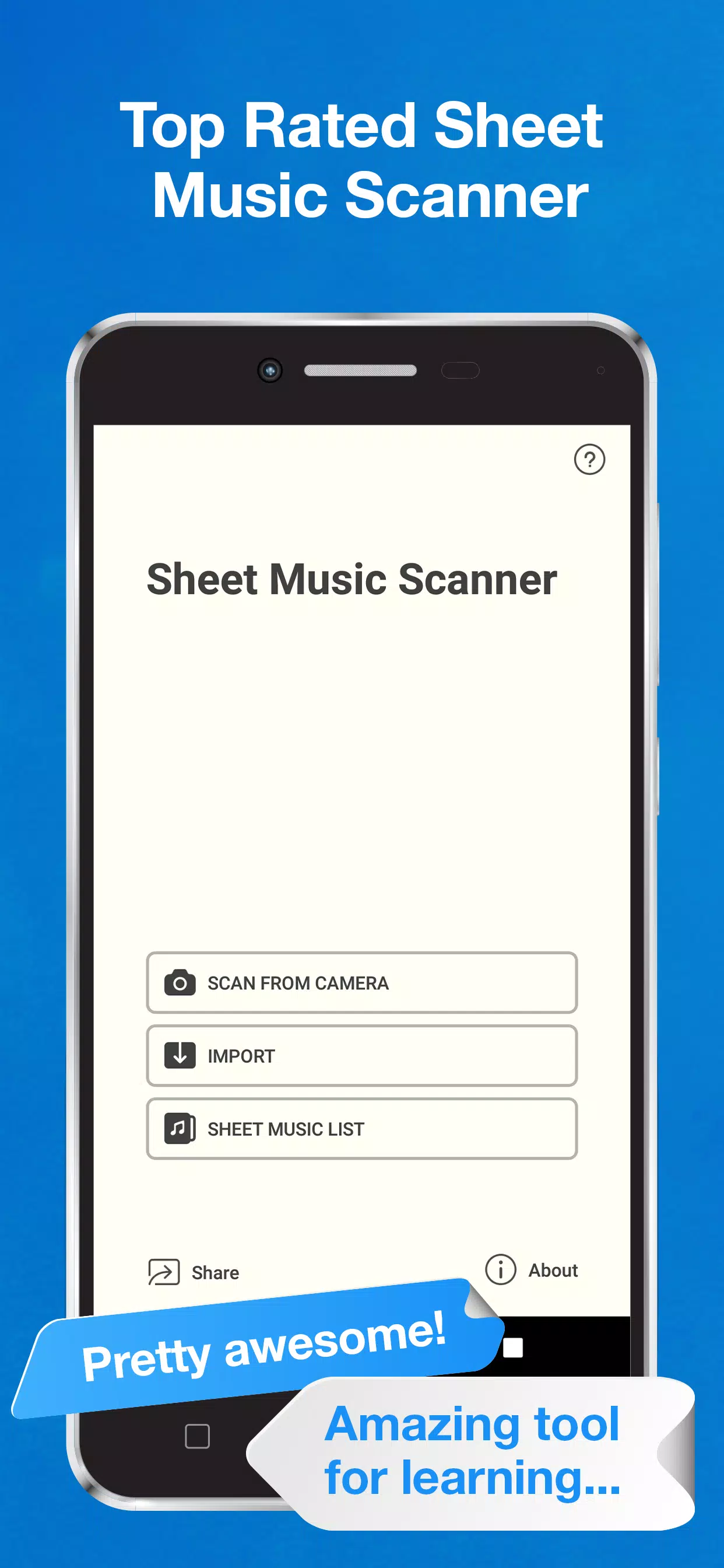 PlayScore 2 sheet music scanning app - exports MIDI and MusicXML