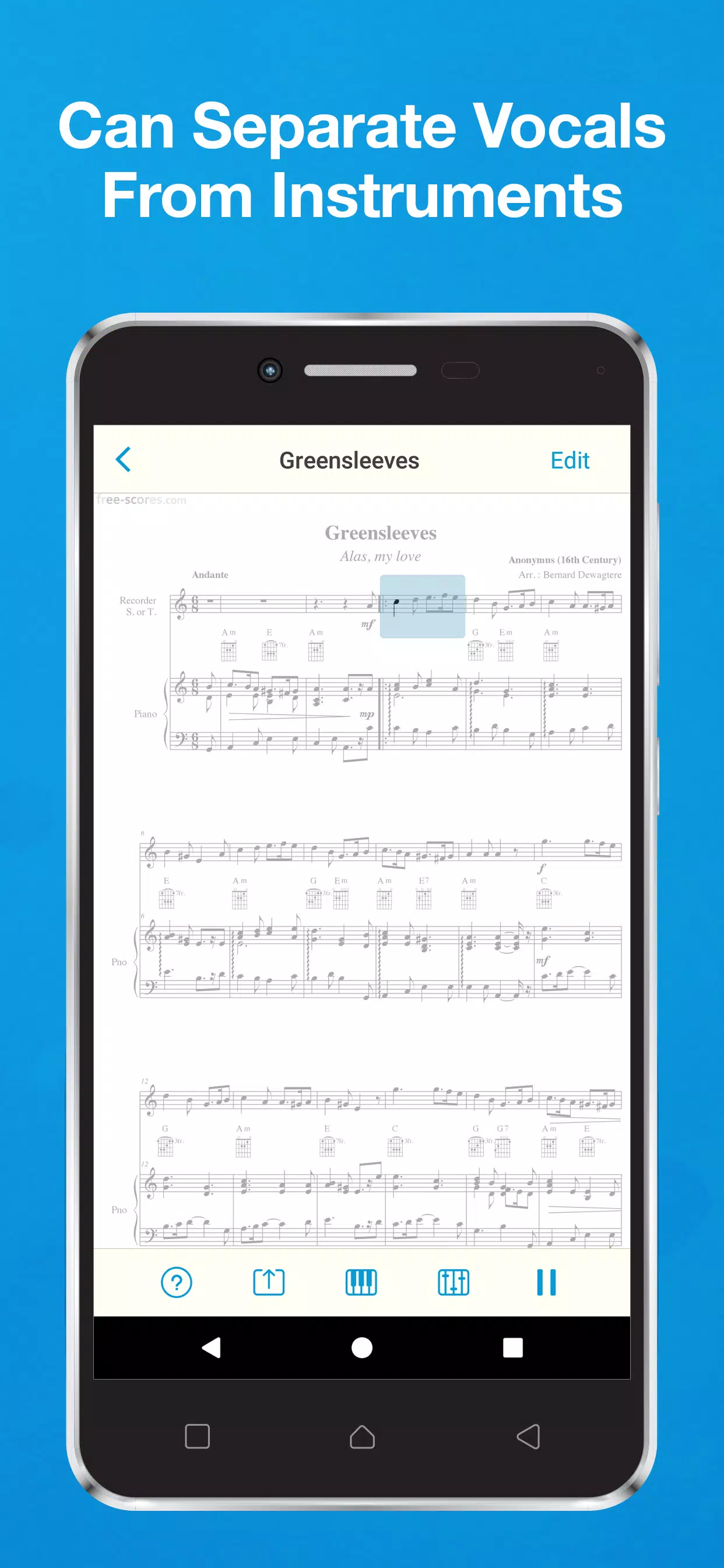 PlayScore 2 Sheet Music Scanner