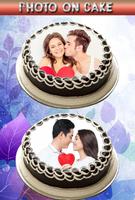 verjaardag liefde foto cake-poster