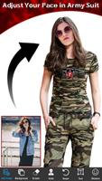 US Army Photo Suit Editor Affiche