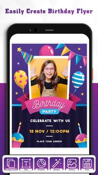 Birthday Invitation Maker - Invitation Card Maker 截图 1