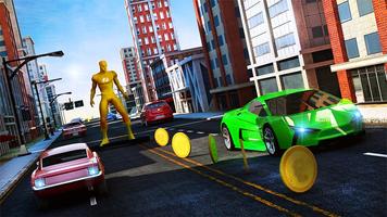 Hover board extreme racing: Endless Racing game screenshot 1