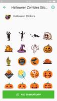 Halloween Emoji Sticker - Zombie Sticker স্ক্রিনশট 3