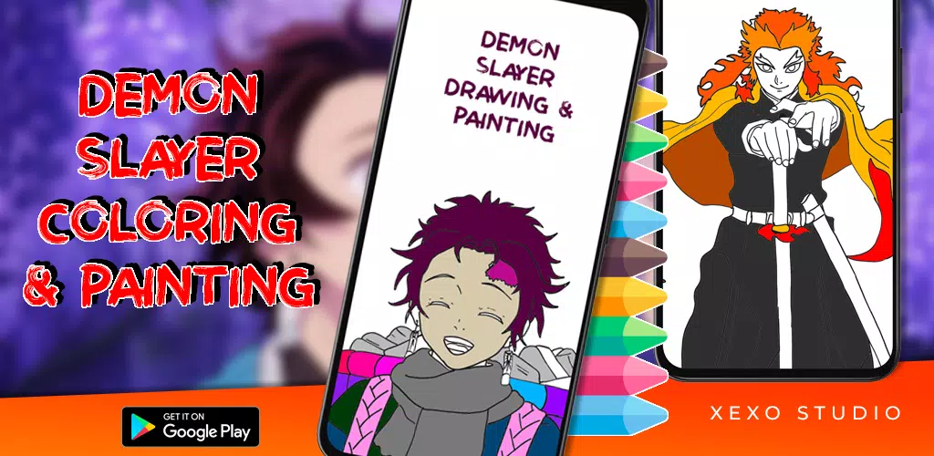 Download do APK de Livro de colorir Demon Slayer para Android